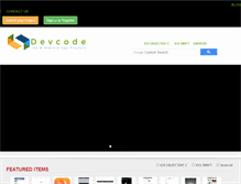 Tablet Screenshot of devcodemarket.com